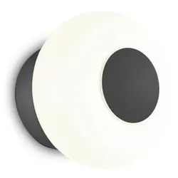 Helestra LED-Wandleuchte Sapo Aluminium Schwarz