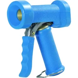 Profi-Reinigungspistole Gummi ummantelt, MS, IG G1/2", blau - blau