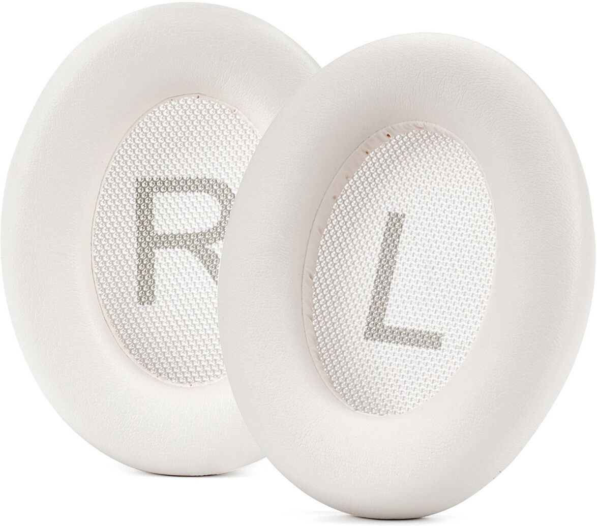 INF 2er-Set Protein-Leder Ohrpolster kompatibel mit QCY H3 PRO - Memory-Schaum Austausch-Ohrkissen, Weicher Komfort Beige