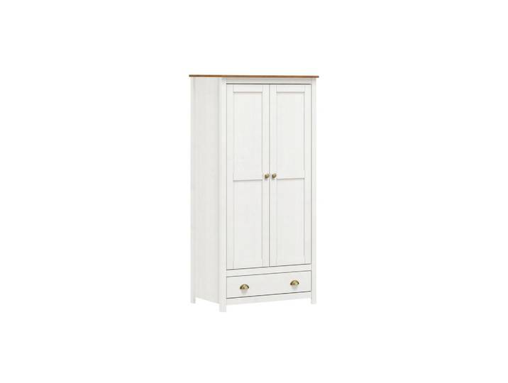 DREHTÜRENSCHRANK Weiß B: 91 cm