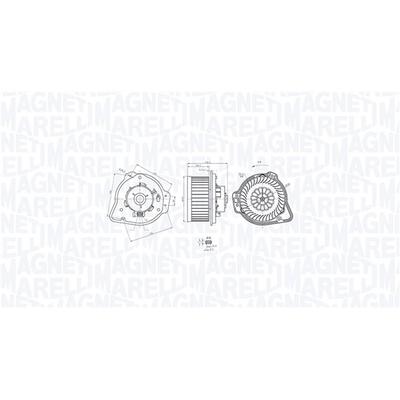 MAGNETI MARELLI Innenraumgebläse 069412772010 für Volvo