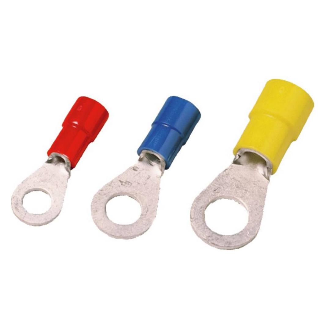 Weidmüller 1492500000 Ringkabelschuh Querschnitt max. 16 mm² Loch-O 5.8 mm Teilisoliert Bla (1492500000)