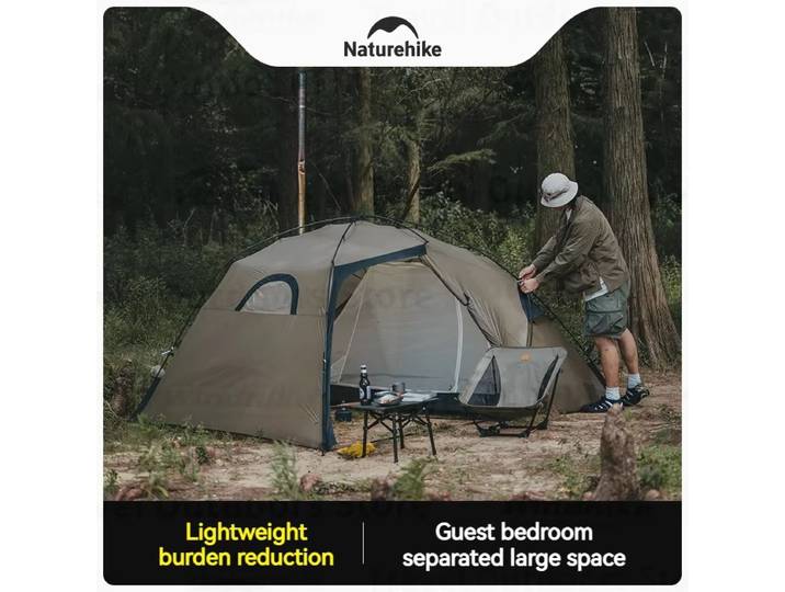 Tente de randonnée Naturehike SOLO en nylon 15D