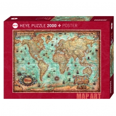 Heye Puzzle - The World - Standard 2000 Teile 291059