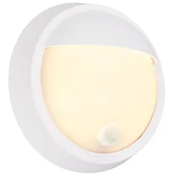 Briloner, Gartenbeleuchtung, Akku LED Aussenwandleuchte,Sensor,weiss,LED/4W (700 lm, IP44)