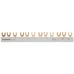 Legrand 607035 Gabelkammschiene, 3-polig, 12 TE, 10 mm2, nicht kürzen !