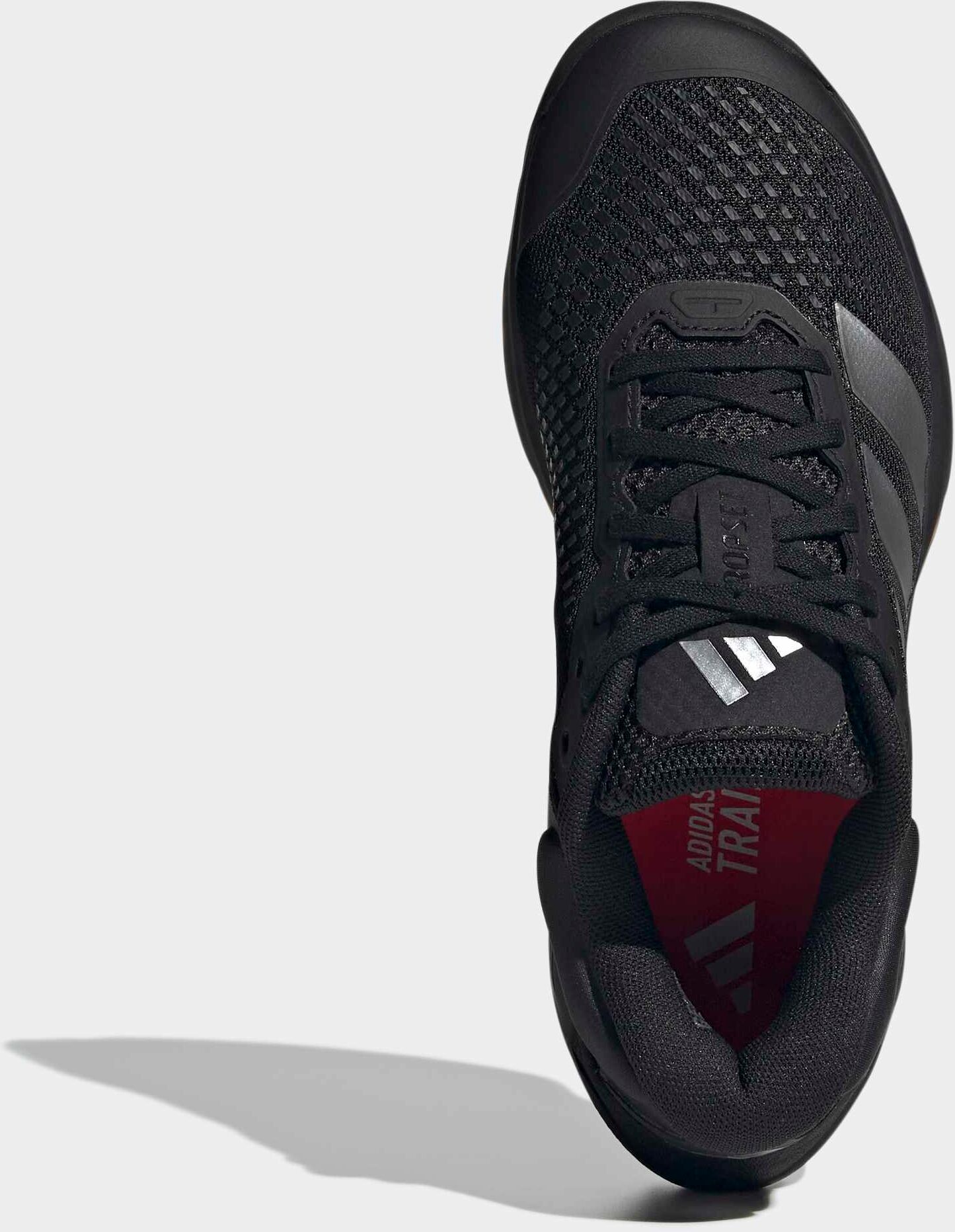 Trainingsschuh ADIDAS PERFORMANCE "DROPSET 4 POWER", Damen, Gr. 39, schwarz (core schwarz, iron metallic, core schwarz), Textil, Schuhe Trainingsschuh, für besseren Halt beim Gewichtstraining