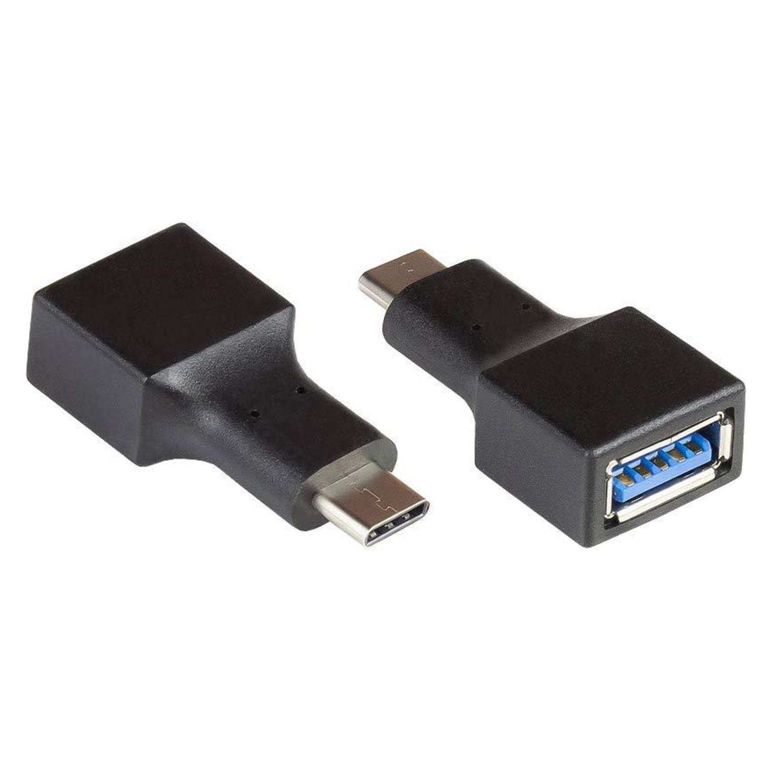 Good Connections Adapter USB 3.0 / USB 3.1 (Gen. 1) USB-C Stecker an Buchse A, schwarz, (USB-A, USB-C) (USB-AD301)