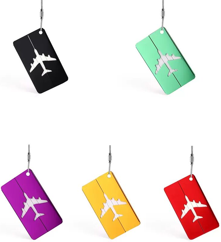 INF Etiquettes à bagages - Pack de 5 étiquettes à bagages