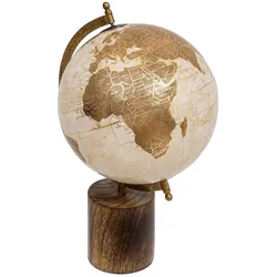 Atmosphera, Globus, Dekoracyjny globus na podstawie z drewna mango EXOTIC PANAMA, 35 cm (35 cm)