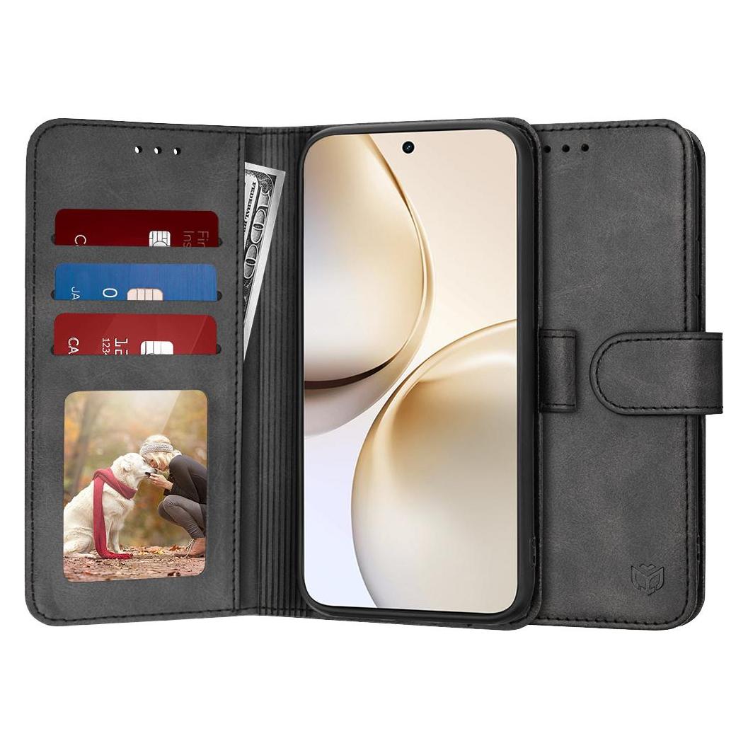 Techsuit - Diary Book - Realme 14 Pro+ - Black (Realme 14 Pro) (56365787)