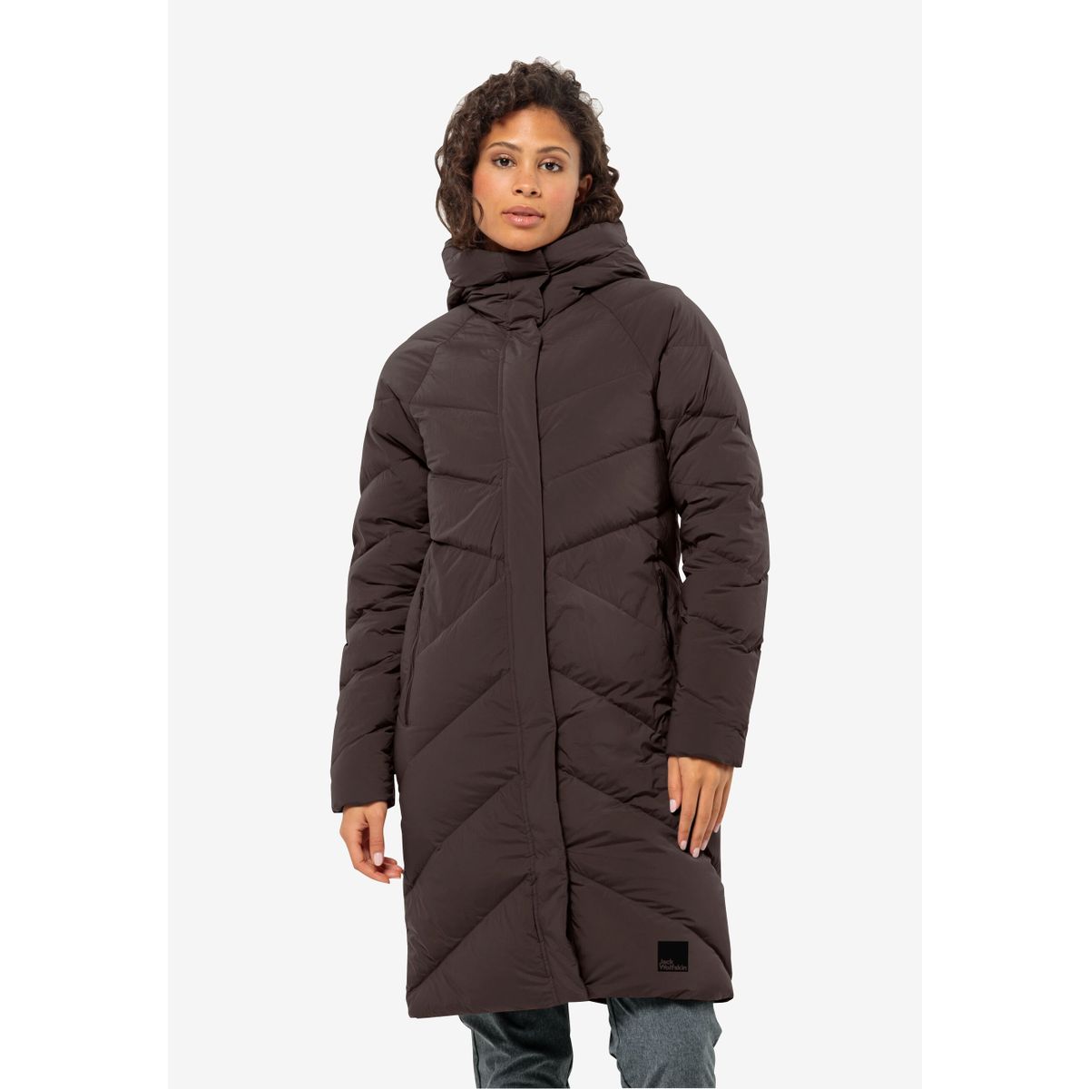 Jack Wolfskin Marienplatz Coat W RDS peat (D0108) M 1206971_D0108_A08
