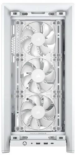 Corsair CC-9011313-WW Midi-Tower PC-Gehäuse Weiß Seitenfenster, Staubfilter