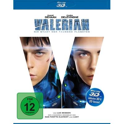 Valerian - Die Stadt der tausend Planeten (inkl. 2D-Version), Blu-ray