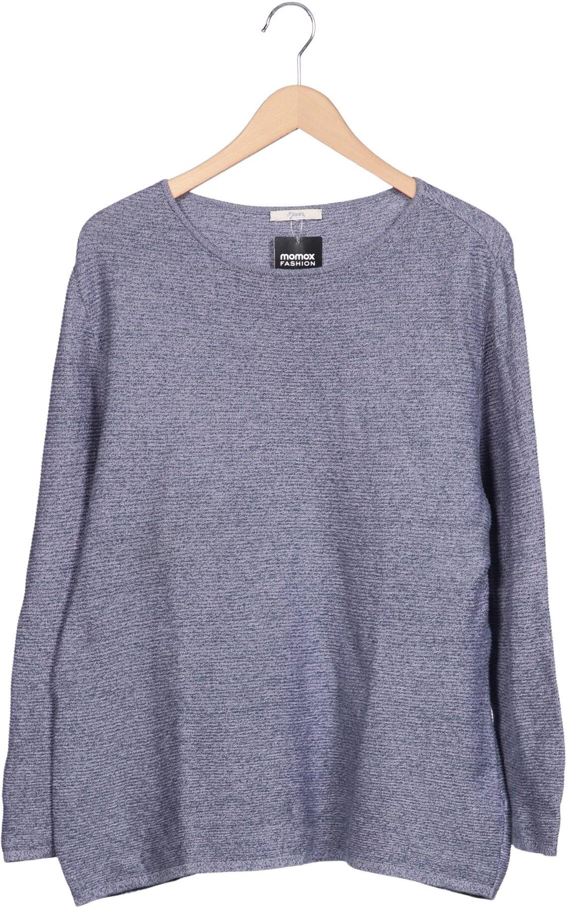 Maas Damen Pullover, Blau, Gr. XL, Baumwolle - Second Hand