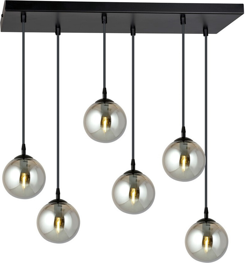 Emibig Cosmo Hanglamp 6xE14 40W Blauw/Grijs