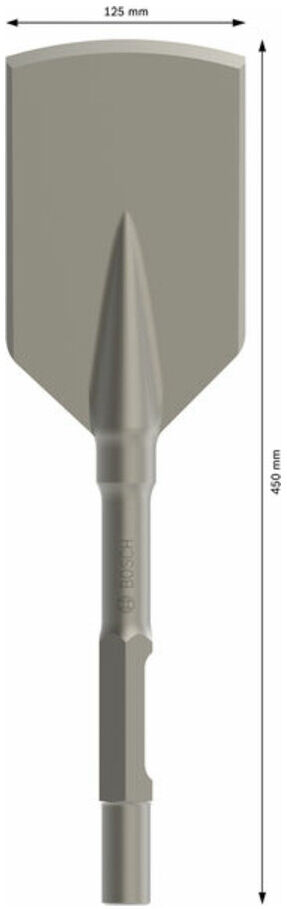 Bosch Asphaltmeißel mit 30-mm-Sechskantaufnahme 450 x 125 mm (2608690114)