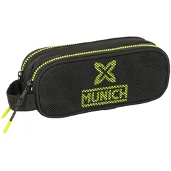 MunichSport, Etui, Zweifaches Mehrzweck-Etui Munich Beat Schwarz 21 x 8 x 6 cm