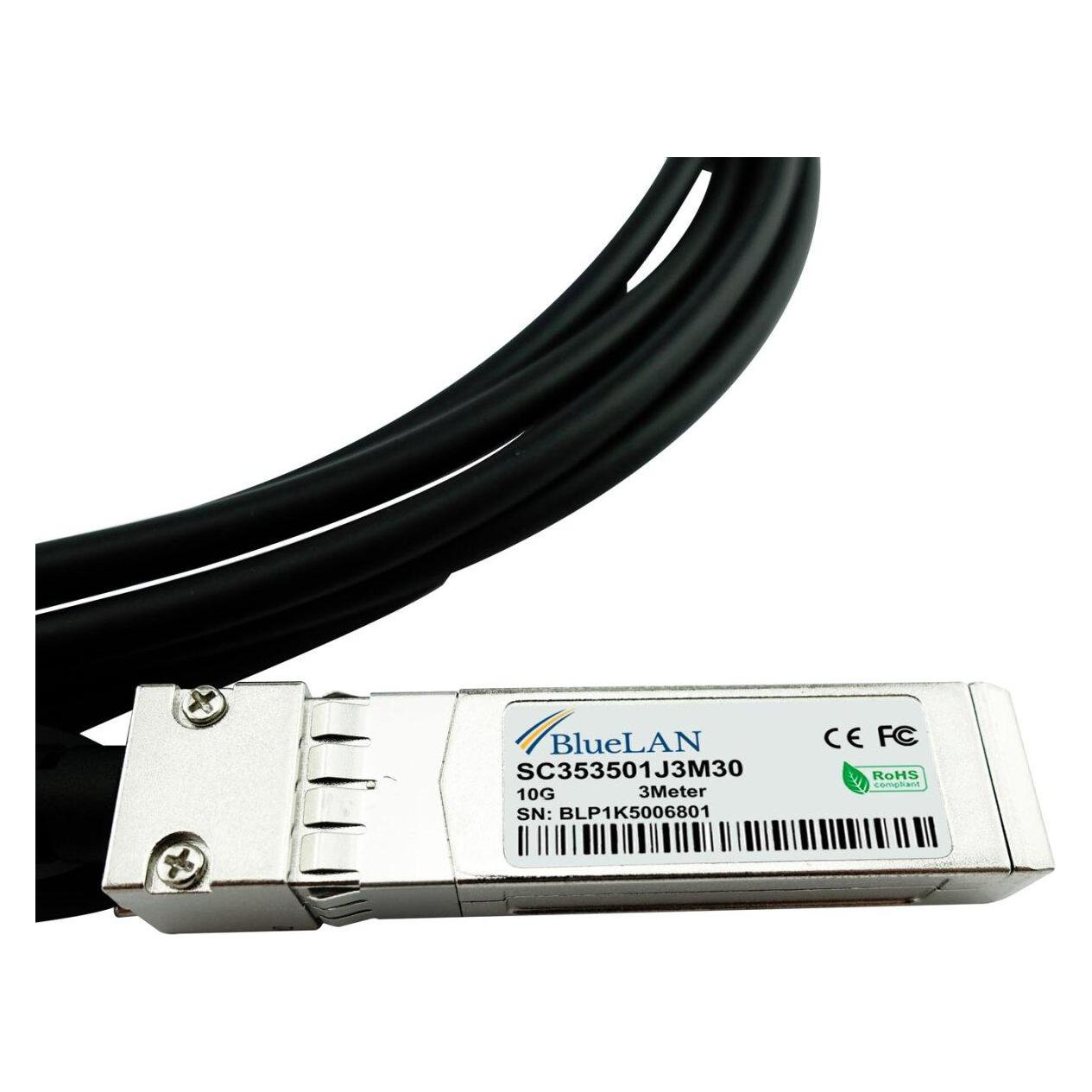 BlueLAN Cisco ONS-SC+-10G-CU3= kompatibles DAC SFP+ SC353501J3M30 (ONS-SC+-10G-CU3=-BL)