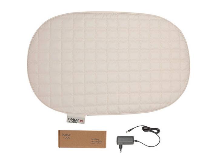Bebe Jou Wickelauflage beheizt, Taupe, Kunststoff, Füllung: Polyurethan (Pur), 44.5x9x74 cm, RoHSes Vertrauen - Oeko-Tex®, CE, schadstoffgeprüft, abwischbar, Bezug abnehmbar, Bezug waschbar, mit Reißverschluss, Babymöbel & Kindermöbel, Babyzimmer, Wickelkommoden & Zubehör