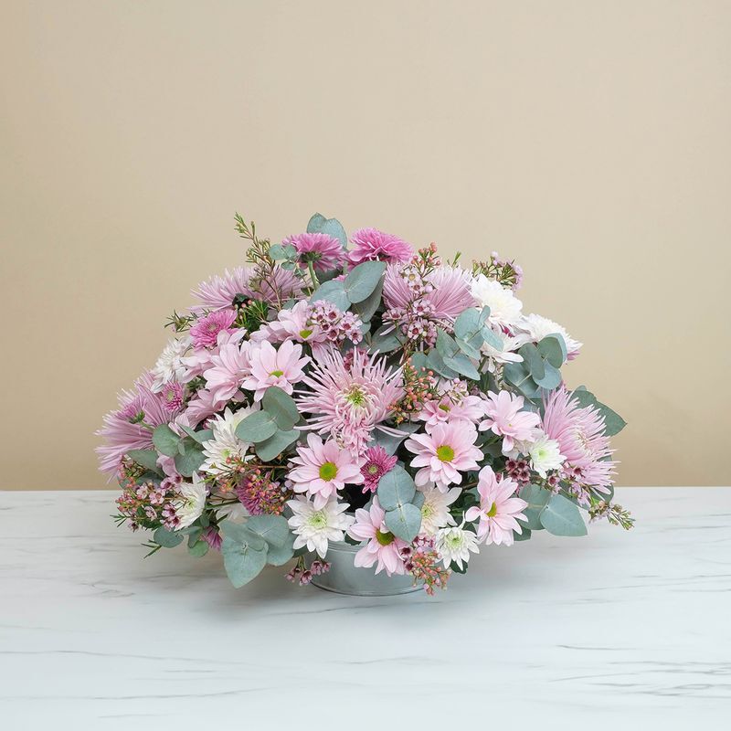 Composition florale rose pour deuil : Parfum d'éternité - Interflora