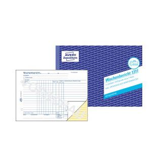 AVERY Zweckform Wochenbericht Formularbuch 1311