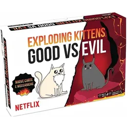 Asmodée Explodierende Kätzchen - Gut gegen Böse (Italienische Ausgabe) (Italienisch, 2 - 6 Spieler)