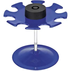 WEDO Stempelträger für 8 Stempel blau/silber