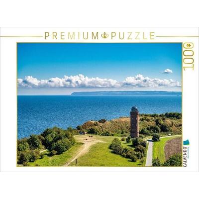 CALVENDO Puzzle Ein Blick auf die Leuchttürme am Kap Arkona | 1000 Teile Lege-Größe 64x48cm Foto-Puzzle für glückliche Stunden
