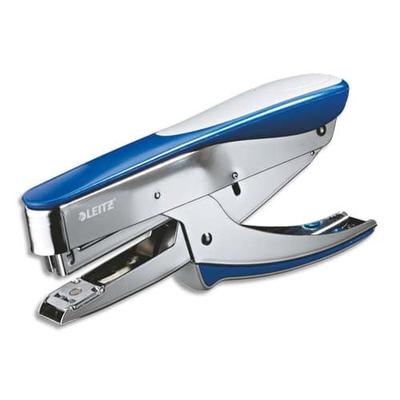 LEITZ Heftzange Water bis 15 Blatt Nr. 10 metallic blau