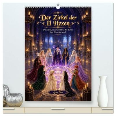 Der Zirkel der 11 Hexen (hochwertiger Premium Wandkalender 2027 DIN A2 hoch), Kunstdruck in Hochglanz