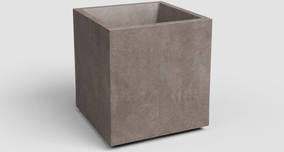 Artevasi Übertopf Sydney Kunststoff 30 x 30 cm taupe
