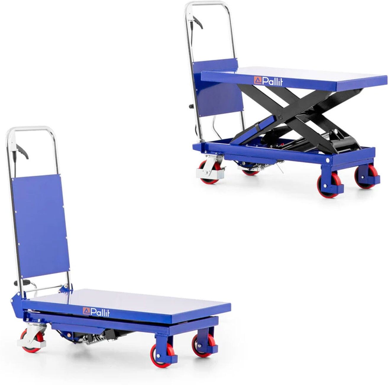 Pallit Hubtischwagen X mit Einfach-Schere Tragkraft 1000kg