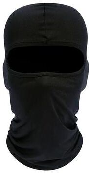 Uplifted Goods Tactical UV Protection Balaclava Full Face Mask Windproof Ski Sun Hood And Biker Helmet Liner black