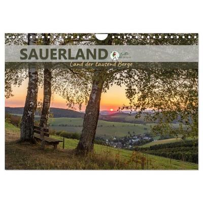 Sauerland - Land der tausend Berge (Wandkalender 2027 DIN A4 quer), CALVENDO Monatskalender