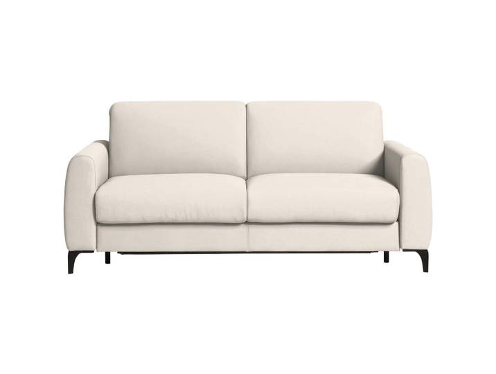 Novel Schlafsofa, Creme, Metall, 3-Sitzer, 223x88x102 cm, Rücken echt, Kinderzimmer & Jugendzimmer, Jugendmöbel, Jugendsofas