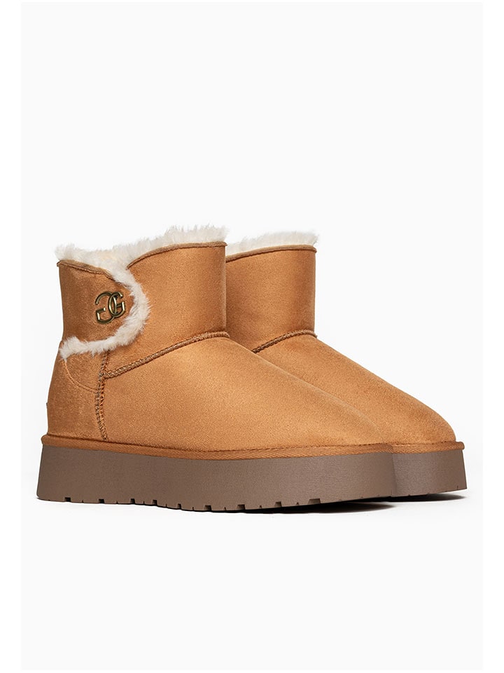 ISLAND BOOT Winterboots "Kabriela" in Hellbraun - 36