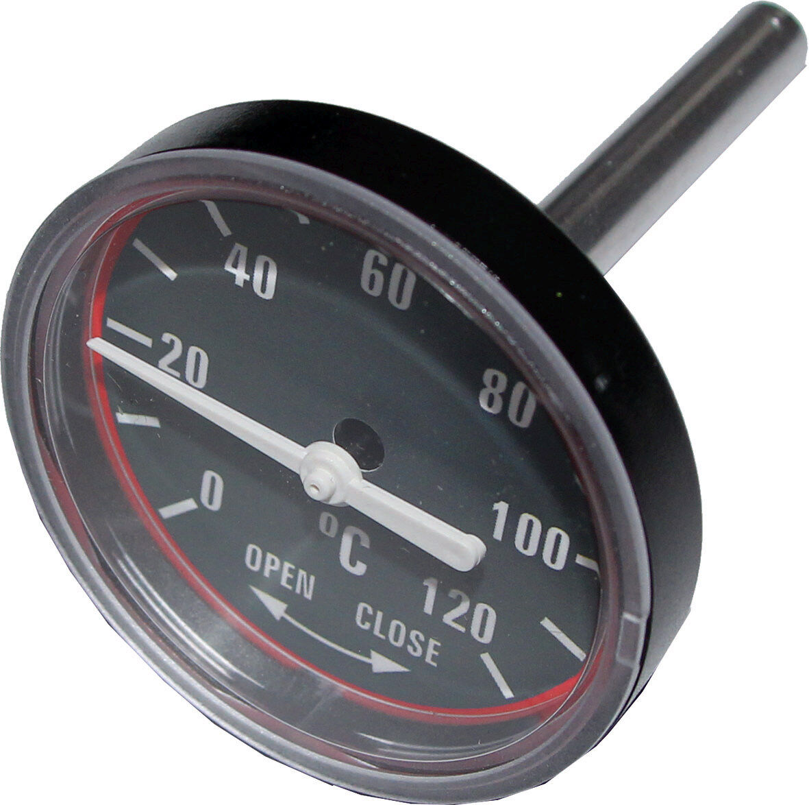 Thermomètre Wolf long au nombre de 2484994. rouge 20-120 degrés