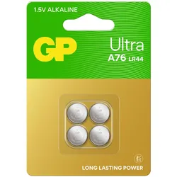 GP Knopfzellen V 13 GA/LR44 Alkali-Mangan 1,5 V, 4 St.