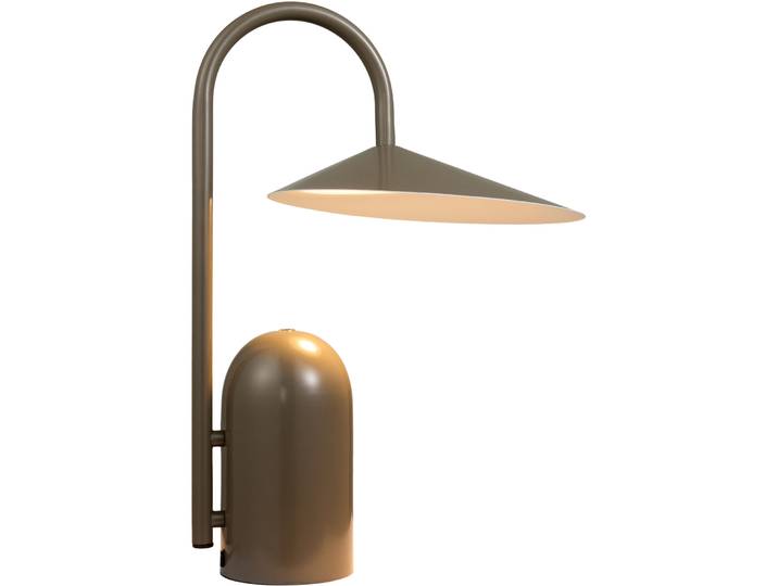 Tischlampe Otranto graphit matt H 43.5 cm 900 lm - Farbe: graphit matt - LED - LED Energiesparlampen