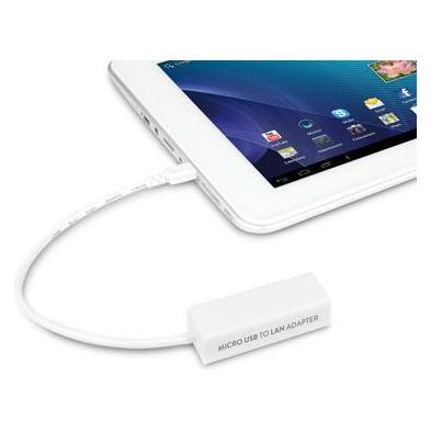 Hamlet Micro-USB-OTG-zu-LAN-Adapterkabel konvertiert in einen RJ-45 Fast Ethernet 10/100 Mbps-Anschluss (HNUMF100)