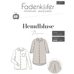 Fadenkäfer Schnitt "Hemdbluse" für Damen