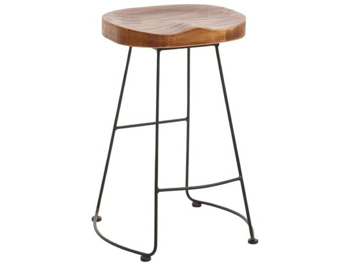 Mendler Barhocker HWC-N25 Metall - braun