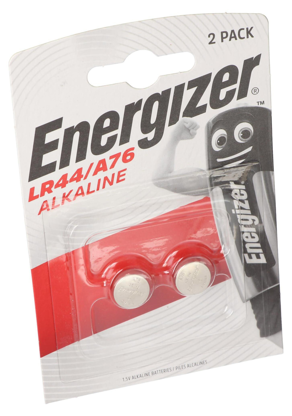 Energizer Becocell LR44 knoopcelbatterij, 2 stuks, type V13GA (equivalent aan A76, 82, LR1154, 357A)