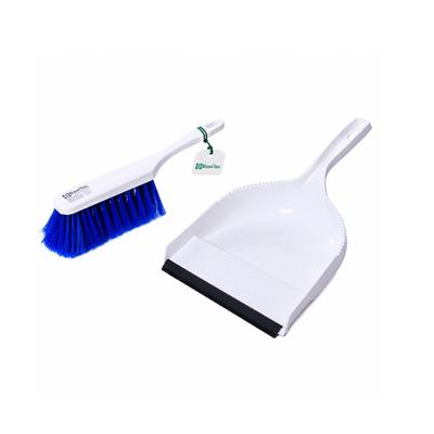 Hygiene Kehrgarnitur Handfeger und Kehrschaufel Kunststoff Industrie blau Lebensmittel