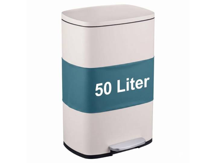 Relaxdays Mülleimer Küche 50 Liter