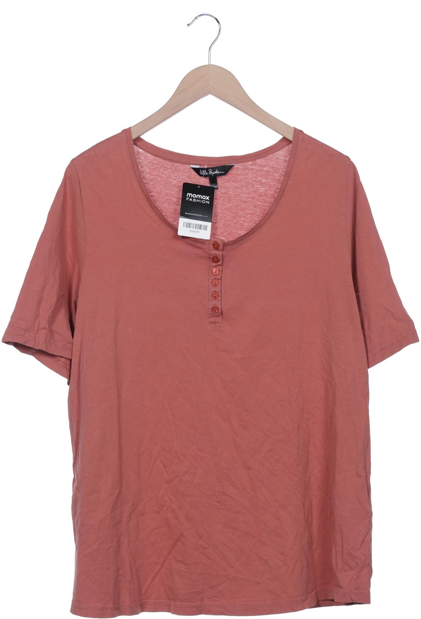 Ulla Popken Damen T-Shirt, Orange, Gr. Xxl, Baumwolle - Second Hand