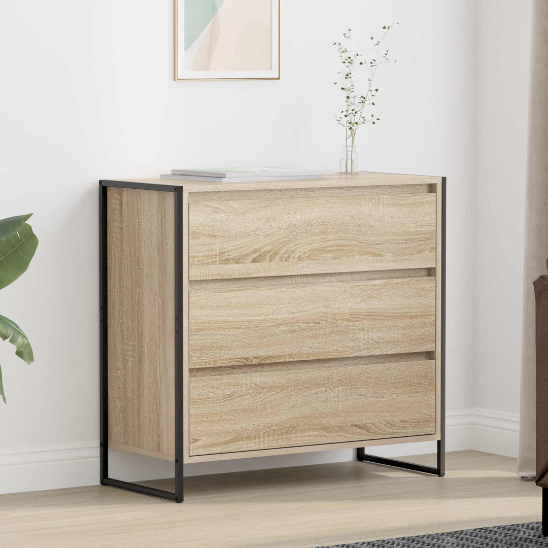 17 Stories Sideboard Accent Chest Sonoma 75.5cm H X 79cm W X 36cm D