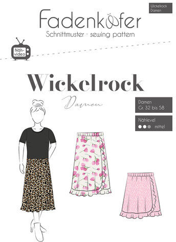 Fadenkäfer Schnitt "Wickelrock" für Damen