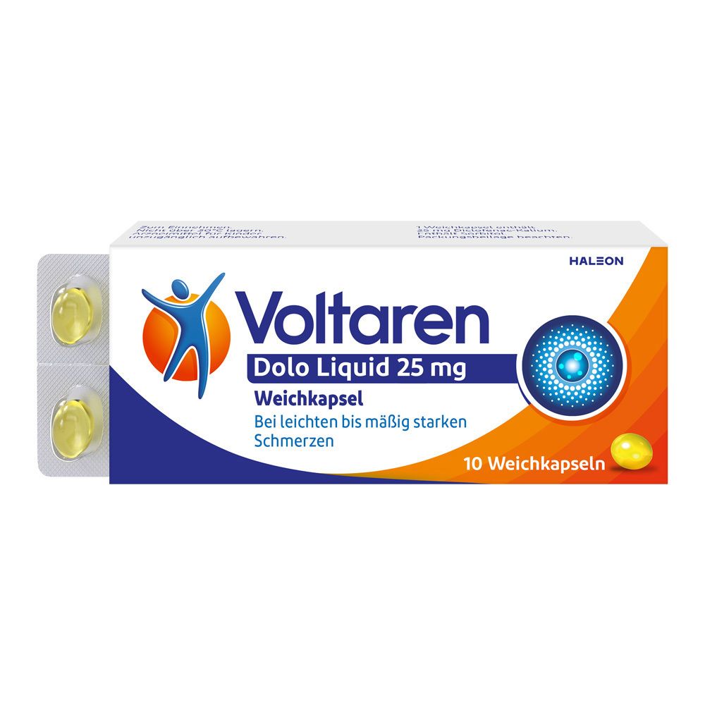 Voltaren Dolo Liquid 25 mg Weichkapseln 10 St